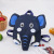 Factory Direct Sales Kindergarten Cartoon Backpack Baby Creative Snack Pack Cute Baby Elephant Outdoor Casual Small Bookbag
