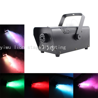 Factory Direct Sales Special Effects Equipment 500W Luminous Smoke Making Machine 3 Led Colorful Remote Control Wedding Stage Sprayer