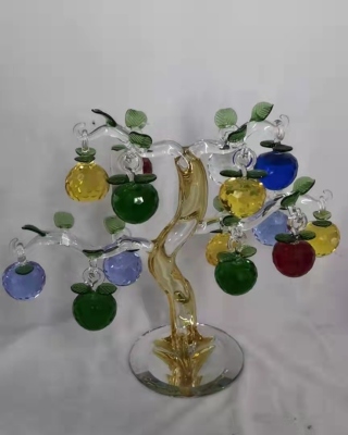 Crystal Apple Tree Ornaments