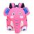 Factory Direct Sales Kindergarten Cartoon Backpack Baby Creative Snack Pack Cute Baby Elephant Outdoor Casual Small Bookbag