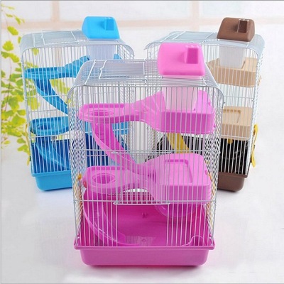 Hamster Cage Hamster Villa Hamster Supplies Three-Layer Hamster Cage Hamster Luxury Cage Villa plus Tall Castle