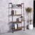 Hot Sale Industrial Style Design Wrought Iron Water Pipe Creative Shelves Bookshelf Floor Storage Rack Display Stand