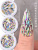 Wholesale Drop-Shaped Diamond Nail Ornament Internet Hot Rhinestone Super Shiny Shaped Flat Bottom Diamond Decorations Melon Seeds Diamond Manicure Jewelry