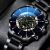 Steel Watch Men's Fashion High-End Cross-Border Hot Calendar Quartz Watch Foreign Trade Wholesale Leather Watch Strap