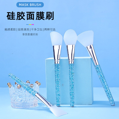 New Product Silicone Facial Mask Brush DIY Self-Made Facial Mask DIY Facial Mask Mixing Stick Makeup Soft Head Silicone Brush Do Not Eat Facial Mask Clay Mask Brush