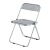 Folding Chair Clothing Store Nordic Ins Acrylic Chair Crystal Chair Dining Chair Transparent Chair Folding Table