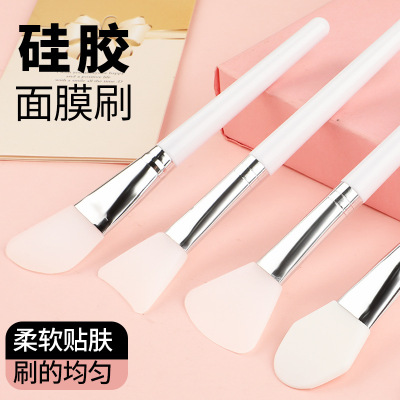 Silicone Facial Mask Brush New Lin Yun Same Style Knife Type Clay Mask Special Brush Beauty Skin Care Silicone Makeup Brush in Stock