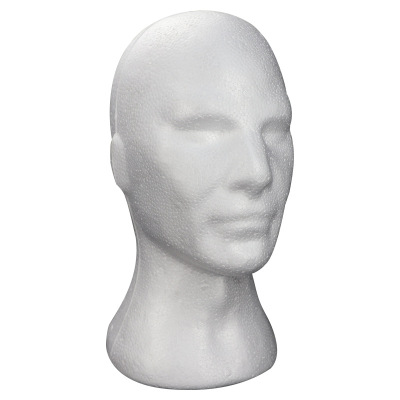 Amazon Foam Male Model Head DIY Prop Headdress Display Props Foam Mannequin Head Hat Bracket