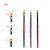 New Nail Beauty Fluoresent Marker Phototherapy Gel Crystal Carved Nail Brush Electroplating Colorful Rod round Mouth UV Pen