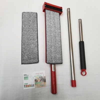 Lazy Hand-Free Flat Mop Household with Scraping Strip Cleaning Mop Tile Floor Wet and Dry Dual-Use Old Style Pier