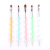 Nail Beauty UV Diamond Pen Double-Headed Nail Art Broad Brush Comprising a Row of Penshaped Brushes Painting Pen 5-Piece Set Nail Brush Manicure Set