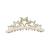 French Style Large Clip Elegant Headdress Metal Barrettes Back Head Temperament Grip Hairpin Shark Clip Headdress