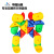 Hualong Toy Desktop Puzzle Building Blocks Rotating Children's Toy Plastic Toy Assembling Building Blocks