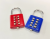 Square and round Lock Industry Button Password Lock Color Password Lock Coded Lock of Bags and Suitcases Lock Padlock