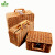 New Rattan Box Built-in Iron Frame Paint Reinforcement Non-Deformation Weaved Storage Basket Photography Props Gift Box