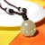Natural Hetian Jade Hand Carved Cat's Paw 14K Gilded Clavicle Chain Fashion Simple Men and Women Pendant