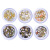 Wholesale Internet Celebrity Nail Art Marine Storm Shell Stone Pearl Nails Patch Mixed Rivet Alloy Jewelry Diamond Set