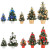 Christmas Tree Decoration Factory Direct Sales Mini Artificial Tree Ornament Family Christmas Gift 20cm