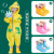 One-Piece Raincoat Boys and Girls Kindergarten Baby's Whole Body Rainproof Children's Poncho Dinosaur Student Rain Gear