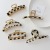 Black and White Chessboard Grid Barrettes Fashion Temperament Back Head Shark Clip Updo Hair Claw Hair Accessories