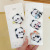 National Style Cute Expression Panda Barrettes Cute Funny for Girls Duckbill Clip Cartoon Versatile Side Clip Simple Hair Accessories