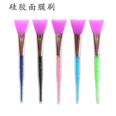 New Silicone Facial Mask Brush Silicone Makeup Brush DIY Facial Mask Mixing Stick Beauty Tools Silicone Brush Widely Used Mask Stick