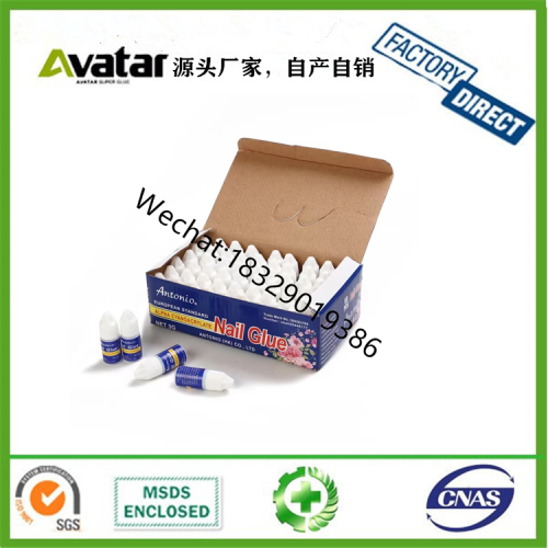 For Nail Beauty Shop Nail Glue Rhinestone Stiing Glue Blue Bottle 3G Nail Qui-Drying Nail Tip Nail Glue Nail Base Gel