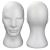 Amazon Foam Male Model Head DIY Prop Headdress Display Props Foam Mannequin Head Hat Bracket