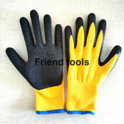 Labor Protection Gloves 21 Yarn Wrinkle Gloves, 13-Pin Wrinkle Gloves