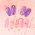 Nail Stickers 5G Bottled Japanese Shell Paper Nail Sticker Applique Japanese and Korean Candy Style