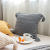 INS Nordic Wool Knitted Tassel Square Cushion Bedroom Living Room Backrest Pillow Lumbar Cushion Cover Soft Outfit Pillow Cover