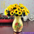Green Plants and Artificial Flowers Artificial Flower Living Room Decoration SUNFLOWER Shooting Props Bouquet Wholesale