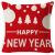 Cross-Border New Arrival Christmas Satin Pillow Cover Sofa Cushion Pillow Cover Cartoon Cushion Can Be Designed with Pictures