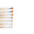 New Nail Brush round Head UV Pen Broad Brush Comprising a Row of Penshaped Brushes Wooden Rod Seven Pack Painted UV Pen Manicure Set