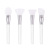 Facial Treatment Brush Silicone Beauty Salon Spa Brush Soft Head Silicone Mask Stick Easy to Clean Transparent Crystal Rod Makeup Brush