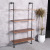 Hot Sale Industrial Style Design Wrought Iron Water Pipe Creative Shelves Bookshelf Floor Storage Rack Display Stand