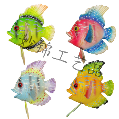 Colorful Multicolor Fairy Fish Refridgerator Magnets Multi-Function Home Background Decorative Crafts