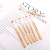 New Nail Brush round Head UV Pen Broad Brush Comprising a Row of Penshaped Brushes Wooden Rod Seven Pack Painted UV Pen Manicure Set