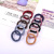 Storage Box 20 Thick High Elastic Jacquard Towel Ring Seamless Hairband Hair Rope Rubber Band Hair Ring