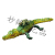 3D Colorful Plastic Mother and Child Crocodile Fridge Magnet Creative Home Background Decorative Crafts Decorations