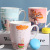 Factory Direct Supply Cute Cartoon Ceramic Cup Breakfast Milk Cup Drinking Cup Office Coffee Cup Christmas Mug