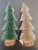 Factory Direct Supply New Christmas Decorations Christmas Table-Top Decoration Color Pine Needle Dusting Powder Mini Christmas Tree H