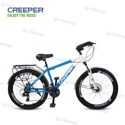 Creeper Mountain Bike Men's Variable Speed Lightweight Bicycle Double Disc Brake off-Road Shock Absorber Bicycle 