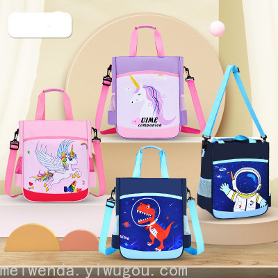 Popular Primary School Cartoon Schoolbag Children's Large Capacity Tutorial Book Bag Children's Stall Wholesale