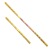 Straight Hair Gold Plated New Automatic Retractable Golden Hoop Stick Button Spring Luminous Temple Fair Scenic Spot