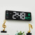 large screen function lcdclk nordic digital clock simple living room wall clock led wall clock 6626