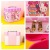 Bag Girl Heart Large Capacity Cartoon KT Three-Piece Cosmetic Case Multifunctional Portable Portable Cosmetic Storage