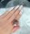 AliExpress Wish Hot Sale European and American Fashion Minimalist Ring Personalized Opening Diamond Fingernail Cap Little Finger Ring Knuckle Ring