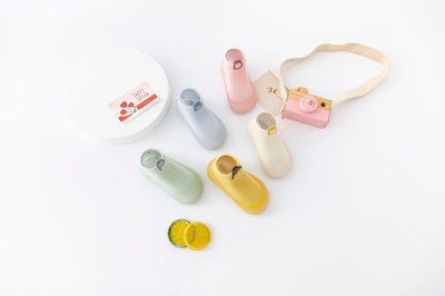 [Cotton Pursuing a Dream] Baby Toddler Shoes Candy Color Four Seasons Baby Shoes No Heel Slippage Shoes