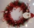 New Christmas Garland Decorations with Lights Vine Ring Hotel Window Door Hanging Christmas Scene Setting Props with Lights
